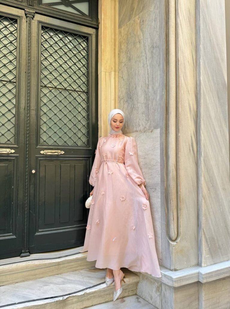 Rosy Pink Floral Dress