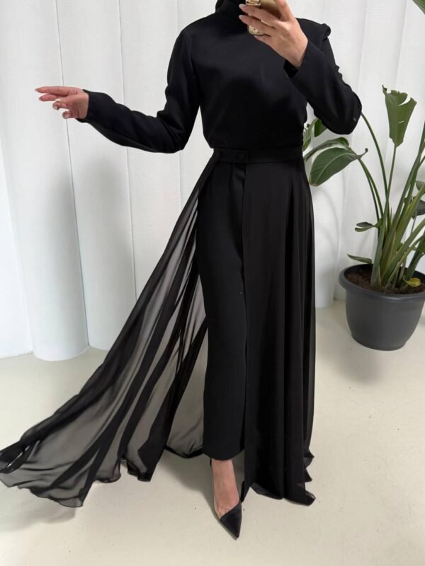 Elegant Flare Maxi Jumpsuit - Image 7