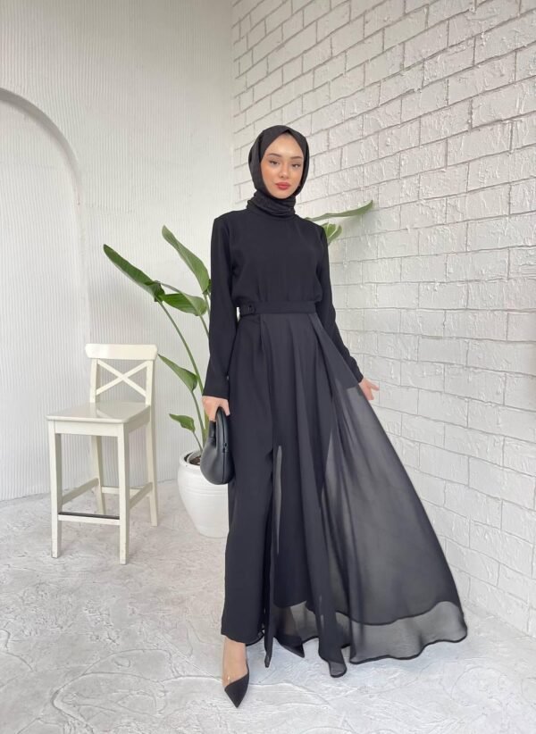 Elegant Flare Maxi Jumpsuit