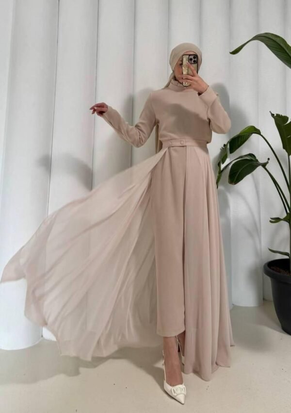 Elegant Flare Maxi Jumpsuit - Image 3