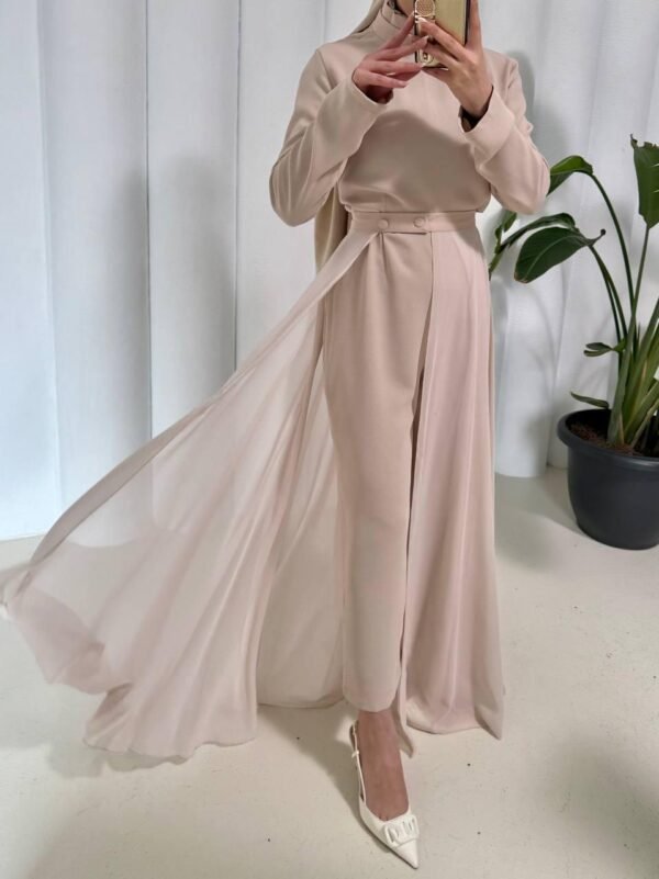 Elegant Flare Maxi Jumpsuit - Image 4