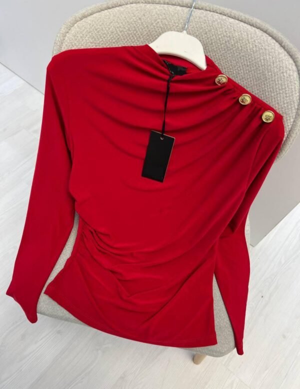 Ruched slim fit top - Image 2