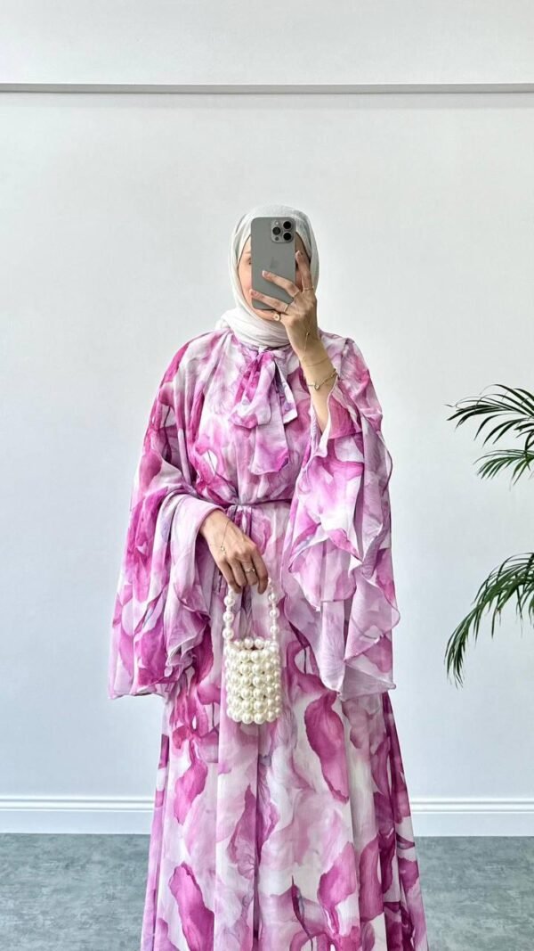 Pink & White Dress - Image 4